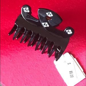 NWT HAIR CLIP Made in FRANCE  2.5". Neiman Marcus.